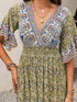 ruched-printed-flounce-sleeve-maxi-dress OhSoStyled - Sophia's Style-7